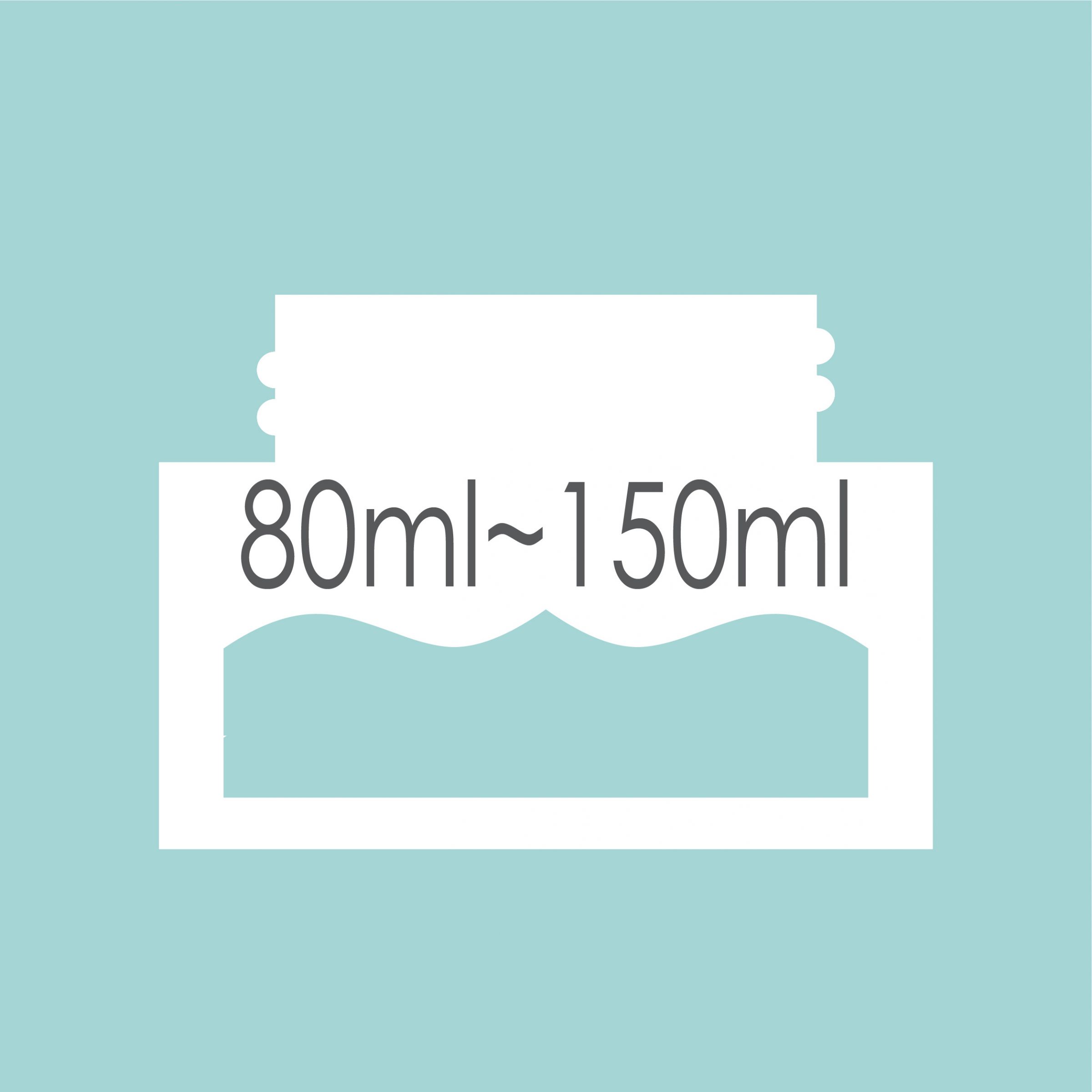 Capacité 61ml - 150ml Pot