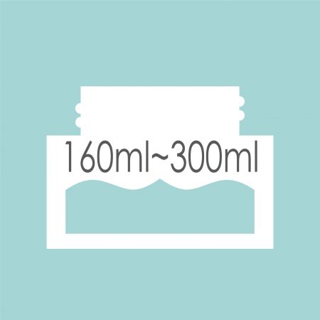 Pot de 151ml - 300ml - Capacité 151ml - 300ml Pot