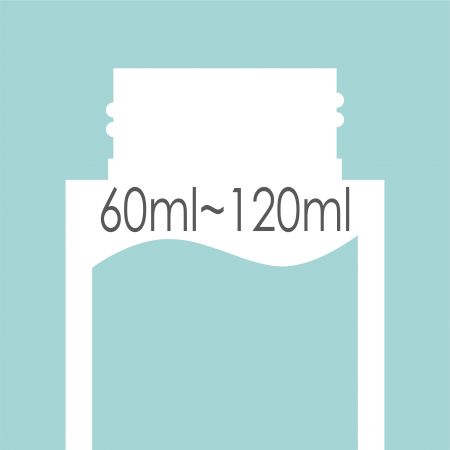 Bouteille 60ml - 120ml - Capacité 60ml - 120ml Bouteille