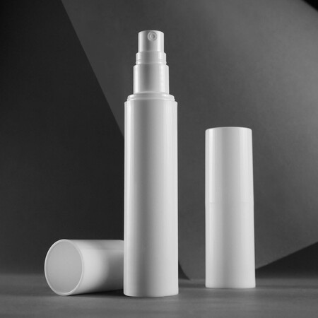 White Airless Bottle - Plastic airless Bottle