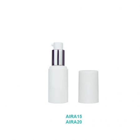 Bouteille pulvérisateur blanche sans air de 15 ml - Bouteille pulvérisateur blanche sans air de 15 ml