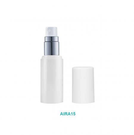 Bouteille pulvérisateur blanche sans air de 15 ml - Bouteille pulvérisateur blanche sans air de 15 ml