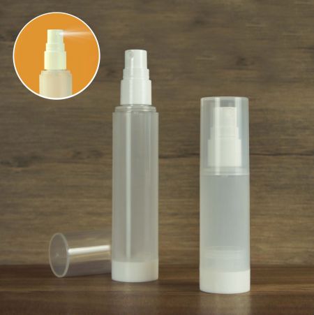 Pulvérisateur sans air blanc - Bouteille pulvérisateur sans air PP