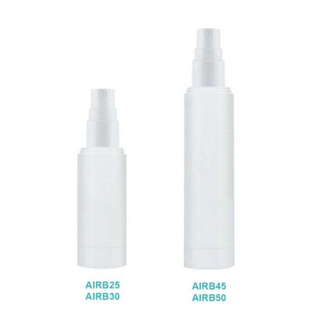 Bouteille pulvérisateur sans air blanche PP AIRB.