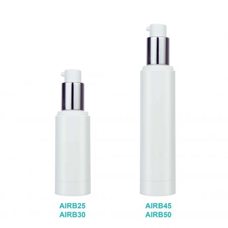 Bouteille à pompe sans air blanche AIRB.
