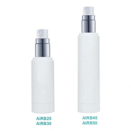 Bouteille pulvérisateur sans air blanche PP AIRB.