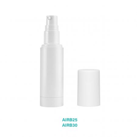 Bouteille de pompe sans air blanche AIRB.