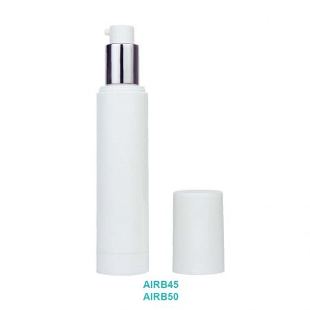 Bouteille sans air blanche de 50 ml - Bouteilles sans air de 50 ml
