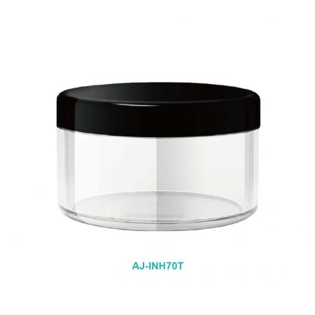 Pot de poudre libre rond de 70 ml - Pot de poudre libre rond de 70 ml