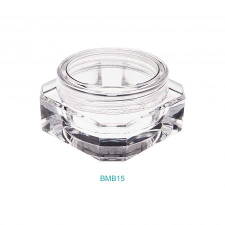Pot en verre transparent de 15 ml - Pot en verre transparent de 15 ml