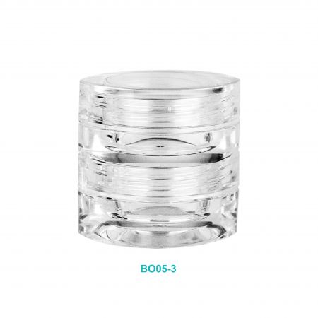 Pot ovale empilable de 5 ml - Pot ovale empilable de 5 ml