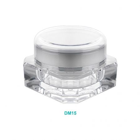Pot en acrylique diamant de 15 ml - Pot en acrylique diamant de 15 ml