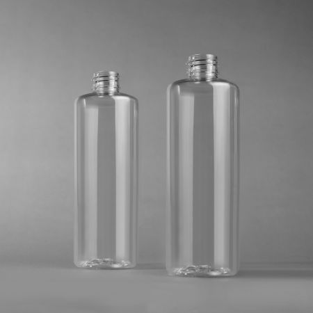 Bouteille ronde en PET de 250 ml - Bouteille ronde en PET de 250 ml en stock