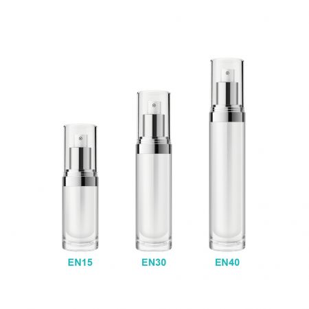 Bouteille cosmétique PMMA EN TAILLE.
