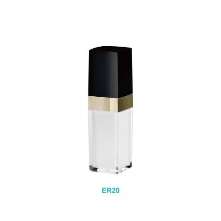 Bouteille en plastique carrée de 31 ml - Bouteille en plastique carrée de 31 ml