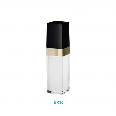 Bouteille cosmétique carrée de 30ML - Bouteille cosmétique carrée de 30 ml
