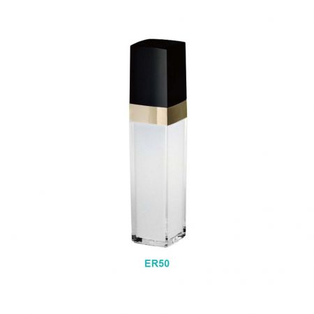 Bouteille cosmétique carrée de 50 ml - Bouteille cosmétique carrée de 50 ml