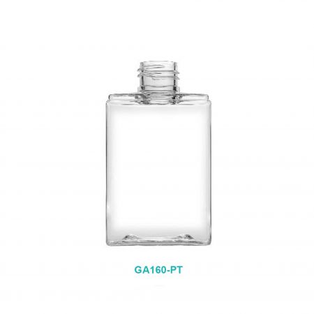 Bouteille rectangulaire PETG de 160 ml - Bouteille rectangulaire PETG de 160 ml 24/410