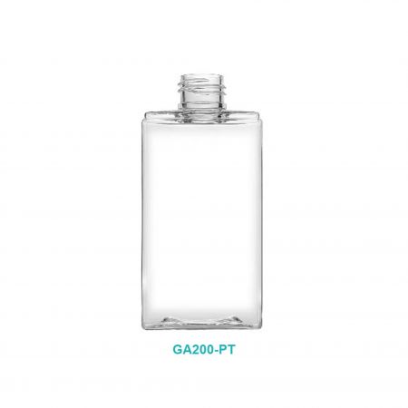 Bouteille rectangulaire PETG 200ml - Bouteille rectangulaire PETG 200ml 24/410