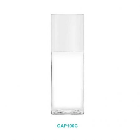 Bouteille cosmétique rectangulaire de 100 ml