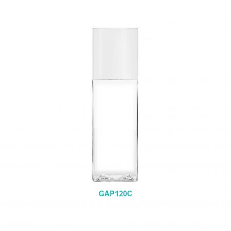 Bouteille cosmétique rectangulaire de 120 ml