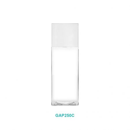 Bouteille de shampoing rectangulaire de 250 ml - Bouteille de shampoing rectangulaire de 250 ml