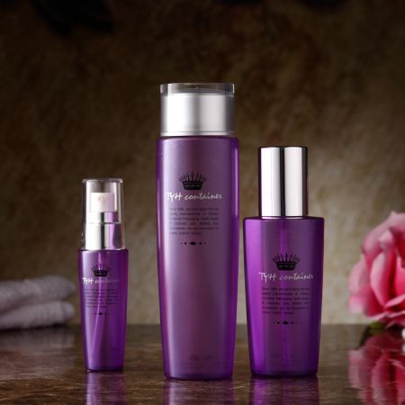 Bouteille cosmétique en cône rond PETG - Bouteille cosmétique en cône rond PETG