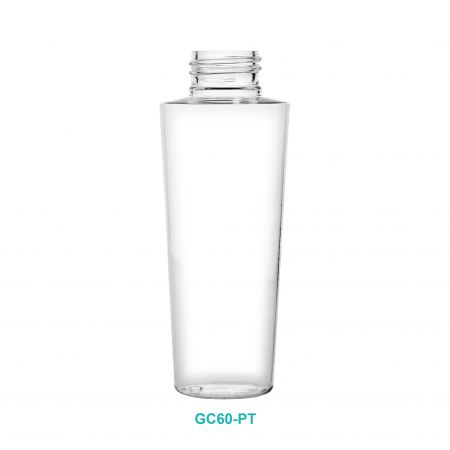 Bouteille ronde en PETG de 60 ml - Bouteille ronde de 60 ml en PETG 20/410