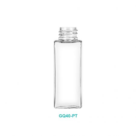 Bouteille rectangulaire de 40 ml en PETG - Bouteille rectangulaire en PETG de 40 ml 20/410
