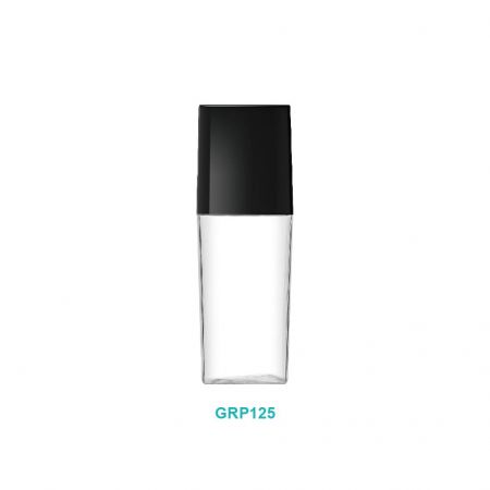 Bouteille cosmétique carrée de 125 ml - Bouteille cosmétique carrée de 125 ml
