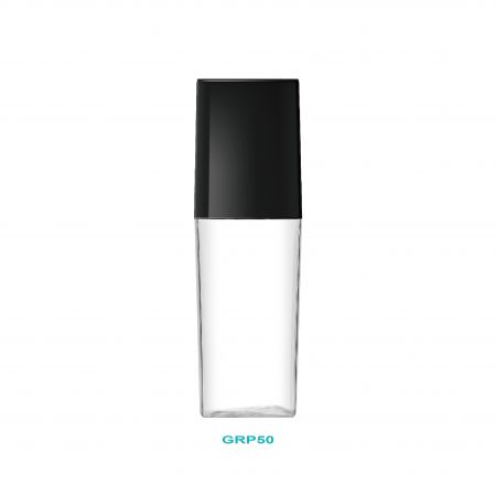Bouteille de cosmétique carrée Arc de 50 ml - Bouteille de cosmétique carrée Arc de 50 ml