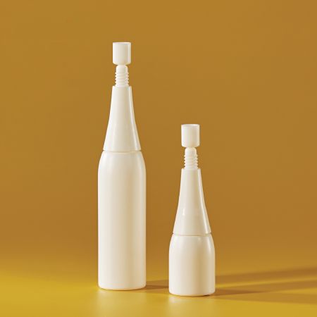 Bouteilles compte-gouttes rondes en LDPE - Bouteille ampoule ronde en LDPE HA