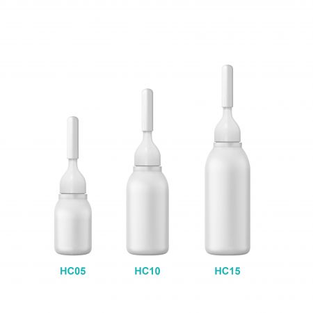 Flacon de voyage LDPE Boston Ampoule HC TAILLE.