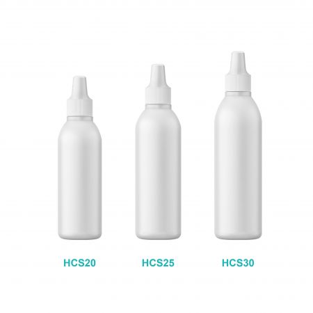 Bouteille Ampoule LDPE Boston avec Bouchon de Nozzle pour Voyage