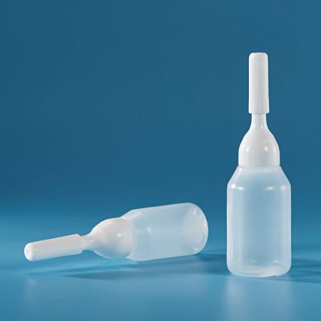 Bouteilles ampoules en plastique à pression ronde - Bouteille ampoule ronde en LDPE HN.