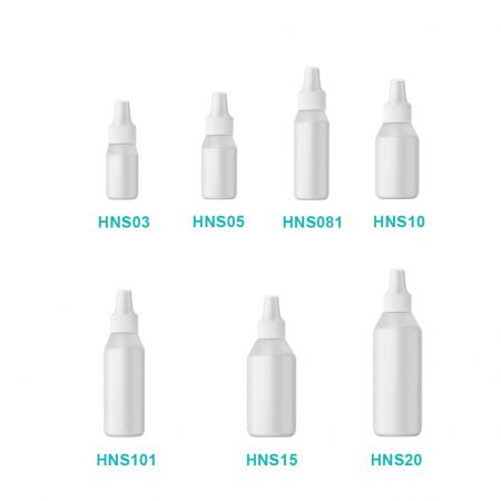 Bouteille ampoule ronde en LDPE HNS.