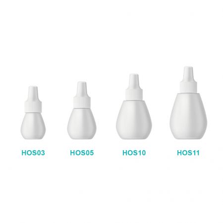 Bouteille ampoule ronde en LDPE HOS.