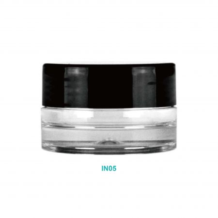 Bocal rond de crème de 5 ml - Pot de crème rond en PET de 5 ml