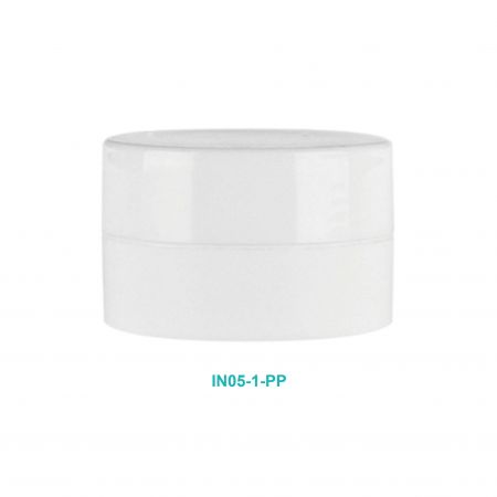 Pot en PP de 5ML - Pas de doublure de capuchon - Pot de crème rond en PP de 5ML sans doublure en PE