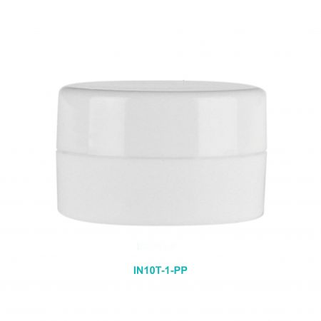 Pot en PP de 10 ml - Pas de doublure de capuchon - Pot de crème rond en PP de 10 ml sans doublure en PE