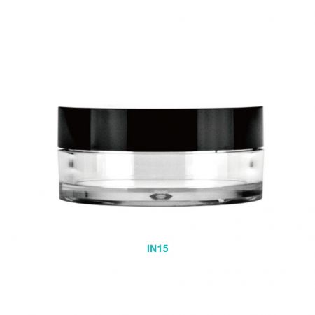 Pot rond de 15 ml - Pot de crème rond en PET de 15 ml