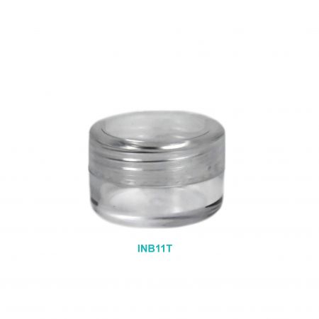 Pot cosmétique rond clair de 11 ml - Petit pot cosmétique rond clair