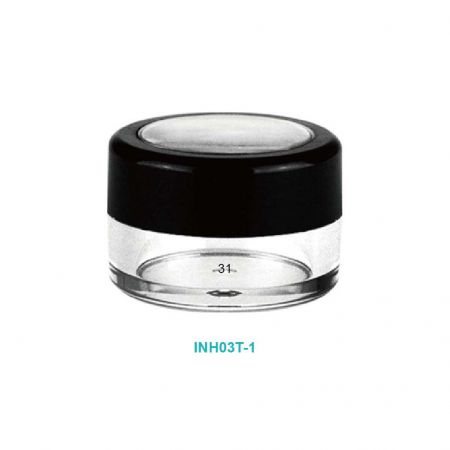 Pot de poudre libre rond de 3 ml - Pot de poudre libre rond de 3 ml