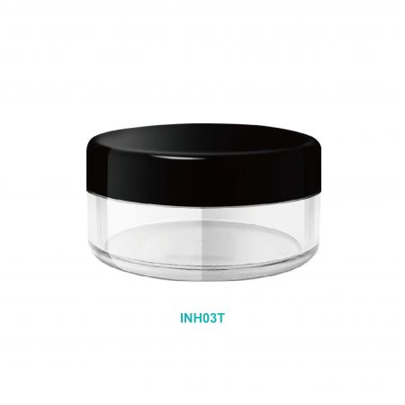 Pot de poudre libre rond de 3 ml - Pot de poudre libre rond de 3 ml
