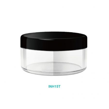 Pot rond de poudre libre de 15 ml - Pot rond de poudre libre de 15 ml