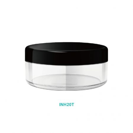 Pot de poudre libre rond de 20 ml - Pot de poudre libre rond de 20 ml