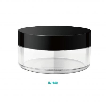 Pot de poudre libre rond de 40 ml - Pot de poudre libre rond de 40 ml
