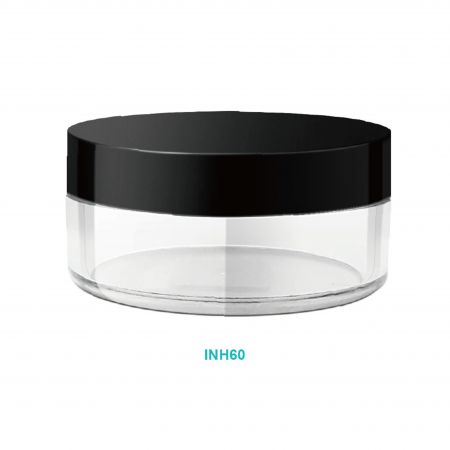 Pot de poudre libre rond de 60 ml - Pot de poudre libre rond de 60 ml