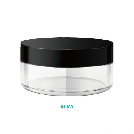 Pot rond de poudre libre de 80 ml - Pot rond de poudre libre de 80 ml