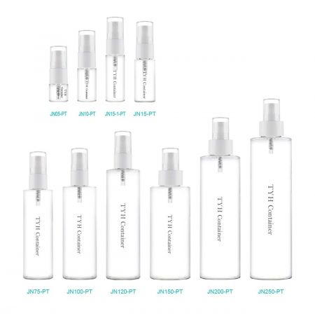 Bouteille cosmétique en PETG